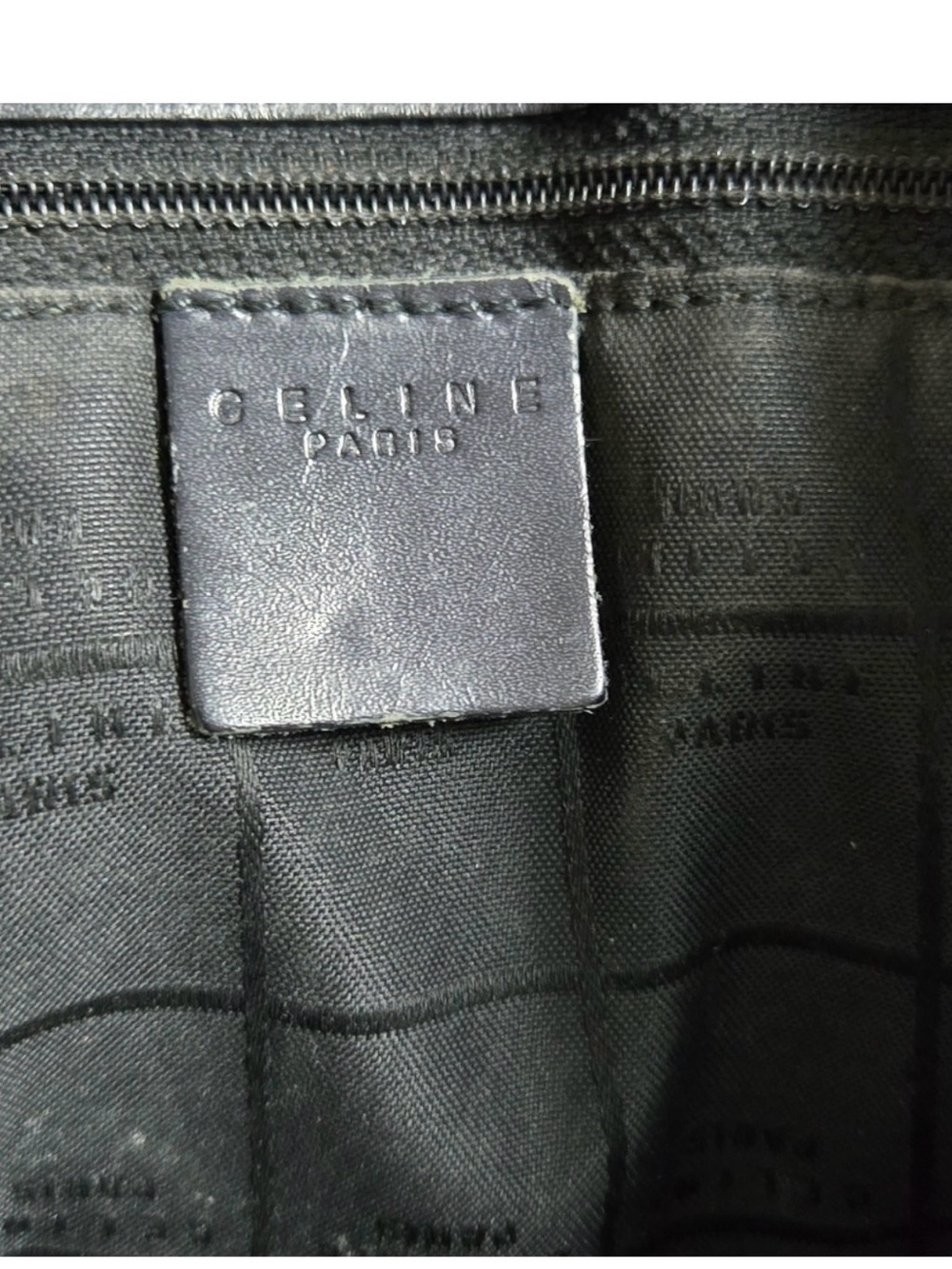 Celine Monogram Tote in Black - Picture 5 of 11